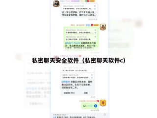 私密聊天安全软件（私密聊天软件c）