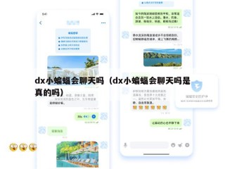 dx小蝙蝠会聊天吗（dx小蝙蝠会聊天吗是真的吗）