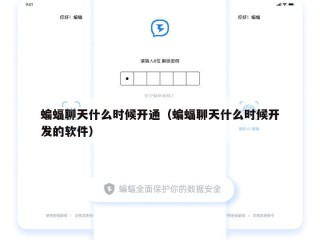 蝙蝠聊天什么时候开通（蝙蝠聊天什么时候开发的软件）