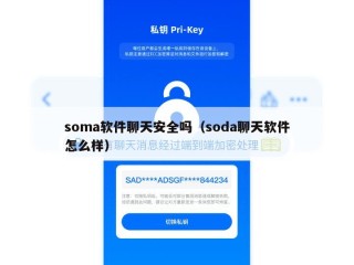 soma软件聊天安全吗（soda聊天软件怎么样）