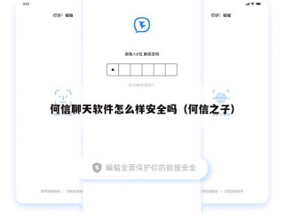 何信聊天软件怎么样安全吗（何信之子）