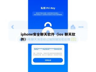 iphone安全聊天软件（ios 聊天软件）