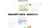 蝙蝠加密聊天下载安卓（蝙蝠加密方式）