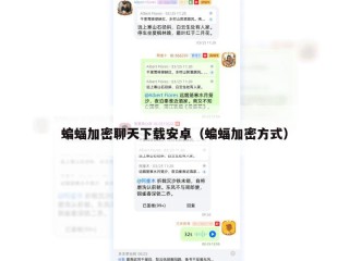 蝙蝠加密聊天下载安卓（蝙蝠加密方式）