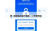 萝卜密聊是用来干嘛的（卜罗密咋吃）