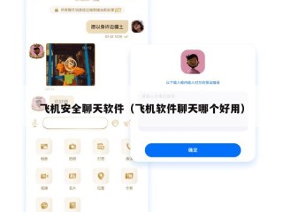 飞机安全聊天软件（飞机软件聊天哪个好用）