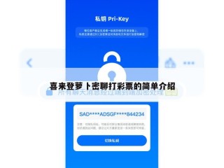 喜来登萝卜密聊打彩票的简单介绍
