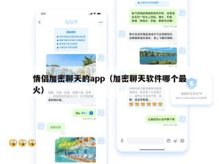 情侣加密聊天的app（加密聊天软件哪个最火）