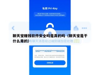 聊天宝赚钱软件安全吗是真的吗（聊天宝是干什么用的）