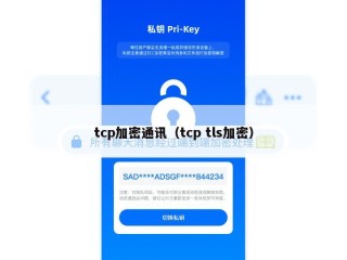 tcp加密通讯（tcp tls加密）