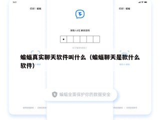 蝙蝠真实聊天软件叫什么（蝙蝠聊天是款什么软件）
