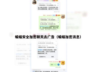 蝙蝠安全加密聊天去广告（蝙蝠加密消息）
