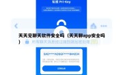 天天见聊天软件安全吗（天天聊app安全吗）