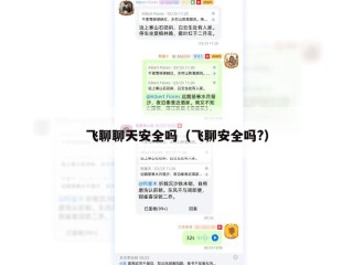 飞聊聊天安全吗（飞聊安全吗?）
