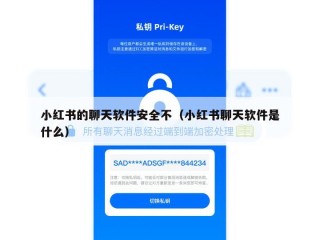小红书的聊天软件安全不（小红书聊天软件是什么）