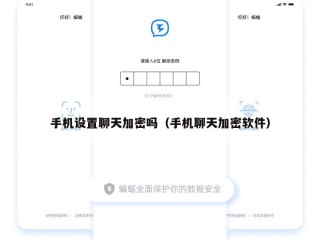 手机设置聊天加密吗（手机聊天加密软件）