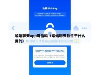 蝙蝠聊天app可信吗（蝙蝠聊天软件干什么用的）