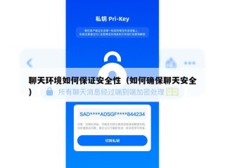 聊天环境如何保证安全性（如何确保聊天安全）