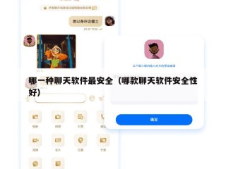 哪一种聊天软件最安全（哪款聊天软件安全性好）
