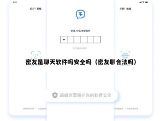 密友是聊天软件吗安全吗（密友聊合法吗）