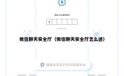 微信聊天安全厅（微信聊天安全厅怎么进）