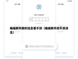 蝙蝠聊天群的信息看不到（蝙蝠聊天收不到消息）