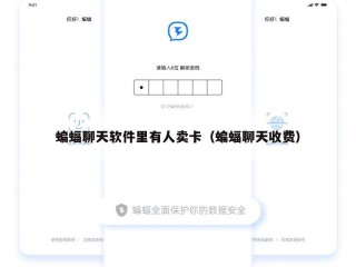 蝙蝠聊天软件里有人卖卡（蝙蝠聊天收费）