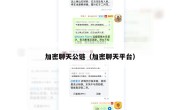 加密聊天公链（加密聊天平台）