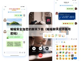 蝙蝠安全加密的聊天下载（蝙蝠聊天软件账号密码）