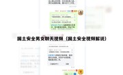 国土安全男女聊天视频（国土安全视频解说）