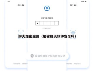 聊天加密应用（加密聊天软件安全吗）