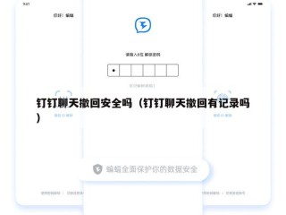 钉钉聊天撤回安全吗（钉钉聊天撤回有记录吗）