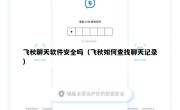 飞秋聊天软件安全吗（飞秋如何查找聊天记录）