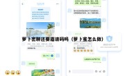 萝卜密聊还要邀请码吗（萝卜蜜怎么做）