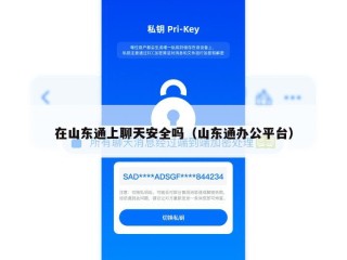 在山东通上聊天安全吗（山东通办公平台）