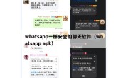 whatsapp一样安全的聊天软件（whatsapp apk）