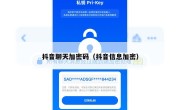 抖音聊天加密码（抖音信息加密）