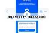 蝙蝠聊天能加多少人（蝙蝠聊天等级攻略）