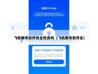 飞机聊天软件安全性高吗（飞机聊天软件名）
