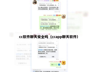 cc软件聊天安全吗（ccapp聊天软件）