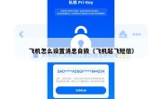 飞机怎么设置消息自毁（飞机起飞短信）