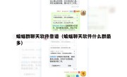 蝙蝠群聊天软件靠谱（蝙蝠聊天软件什么群最多）