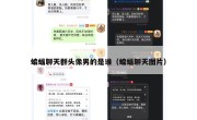 蝙蝠聊天群头像男的是谁（蝙蝠聊天图片）
