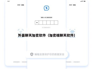 外面聊天加密软件（加密端聊天软件）