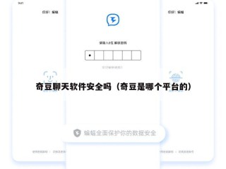奇豆聊天软件安全吗（奇豆是哪个平台的）