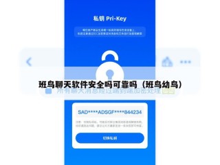 班鸟聊天软件安全吗可靠吗（班鸟幼鸟）