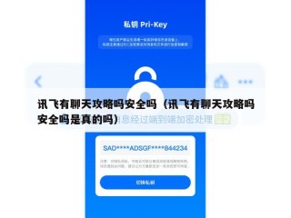 讯飞有聊天攻略吗安全吗（讯飞有聊天攻略吗安全吗是真的吗）