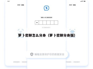 萝卜密聊怎么分身（萝卜密聊分身版）