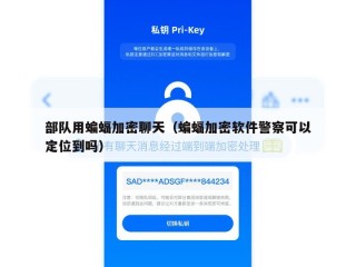 部队用蝙蝠加密聊天（蝙蝠加密软件警察可以定位到吗）