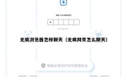 无痕浏览器怎样聊天（无痕网页怎么聊天）